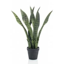 Emerald Plante Artificielle Sansevieria 55 Cm En Pot
