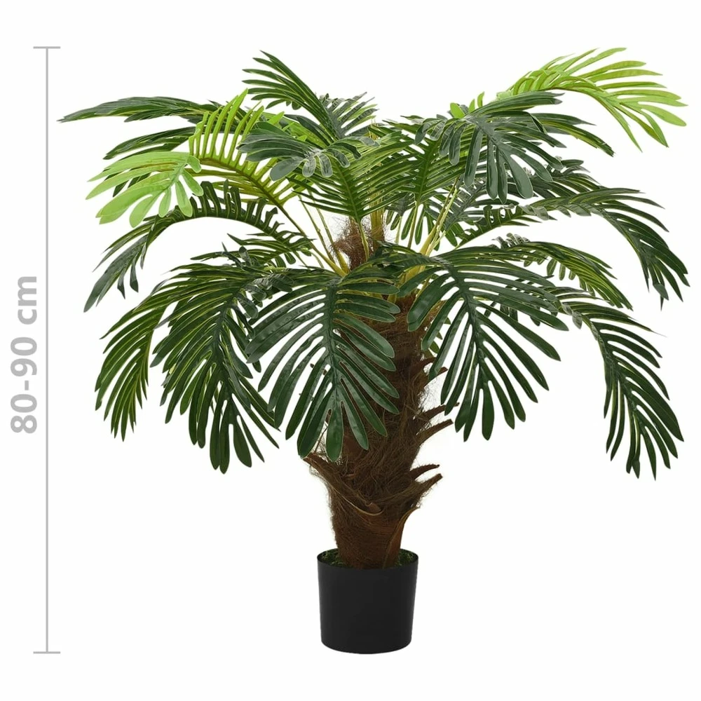 VIDAXL Palmier Cycas Artificiel Avec Pot 90 Cm Vert – Image 6