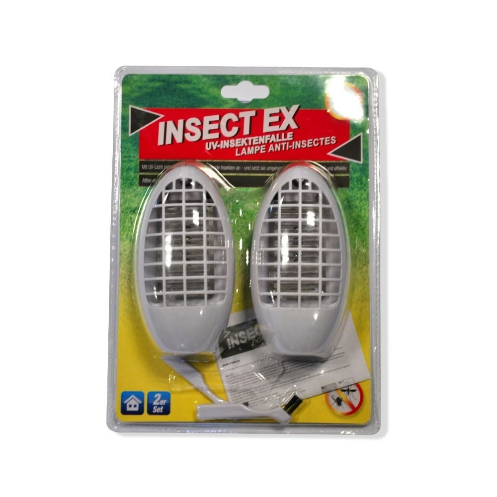 Lot De 2 Lampes Anti-insectes Lumineuses Insect Ex – Image 2