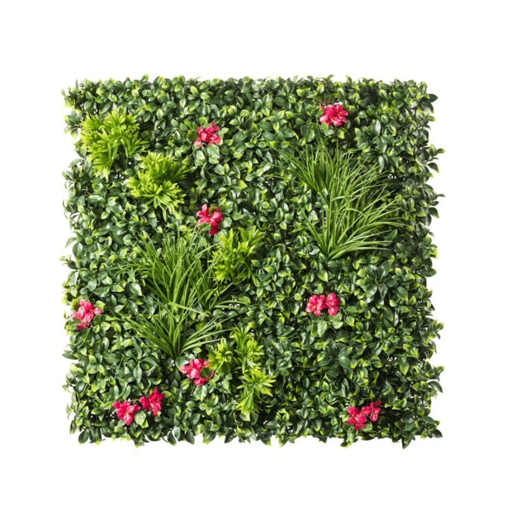 Mur Végétal Artificiel Extérieur Et Intérieur Prêt à Poser 1m X 1m Amazon