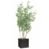 Joli Faux Eucalyptus En Pot H 160 Cm Feuillage Tissu Vert