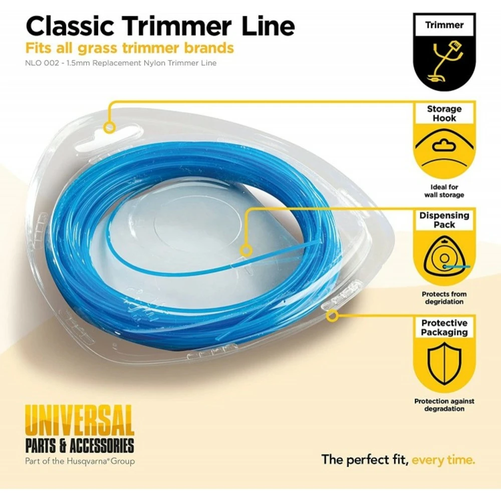 McCulloch Fil De Coupe-herbe En Nylon 1.5mm X 15m Nlo002 – Image 4