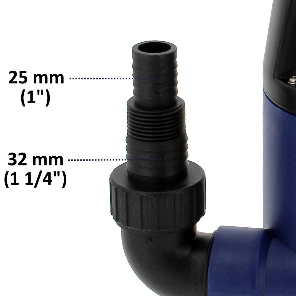 Pompe Immergée Pour Eaux Sales, 750 W, 12500 L/heure, Flotteur Intégré – Image 2