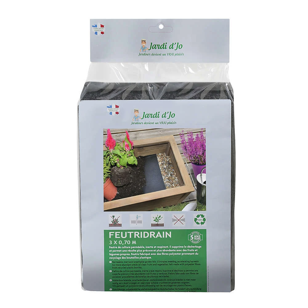Feutre De Drainage Pour Bacs Et Jardinières