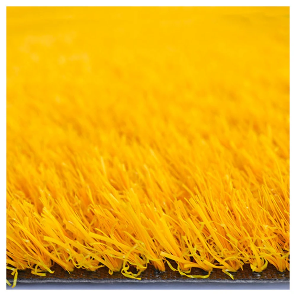 Gazon Synthétique Peps - Couleur Jaune Orangé - 20mm - 2m X 3m – Image 4