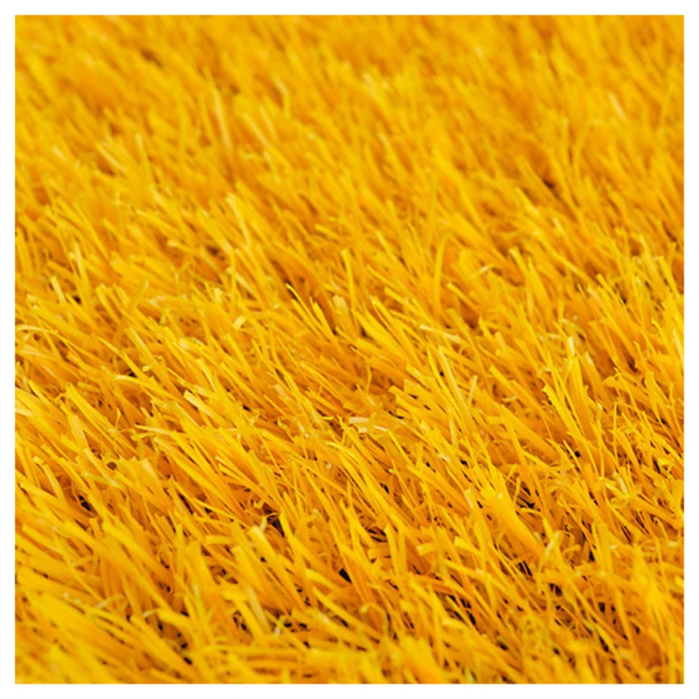 Gazon Synthétique Peps - Couleur Jaune Orangé - 20mm - 2m X 3m – Image 3