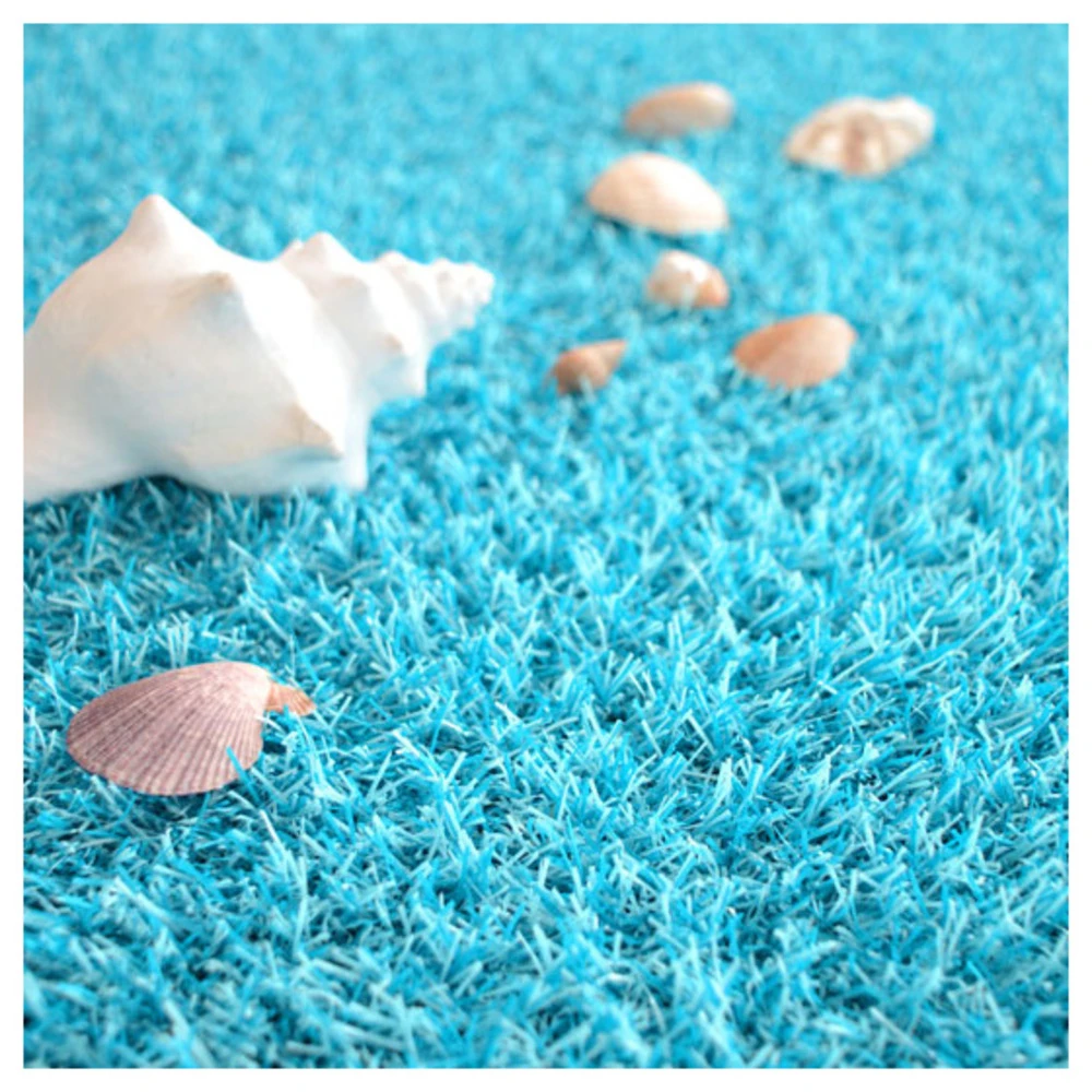 Gazon Synthétique Happy Party - Couleur Bleu - Classé Feu - 20mm - 2m X 2m – Image 5