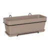 - Kit Jardiniere Capri 50cm V2 Taupe 50,2 X 28,5 X H20,7 Cm - 1,54l
