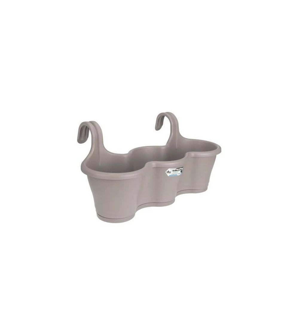Elho Balconniere Corsica Trio L 27.1 X W 53.5 X H 25.9 Cm - Taupe – Image 2