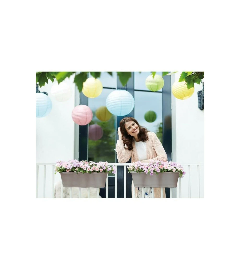 Elho Balconniere Corsica Trio L 27.1 X W 53.5 X H 25.9 Cm - Taupe – Image 4