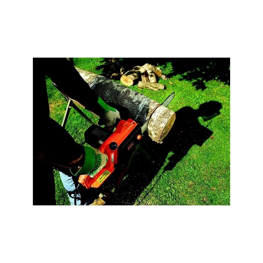 Black & Decker Tronçonneuse Electrique 1800w Lame 40cm Graissage Automatique Black+decker Cs1840-qs – Image 4