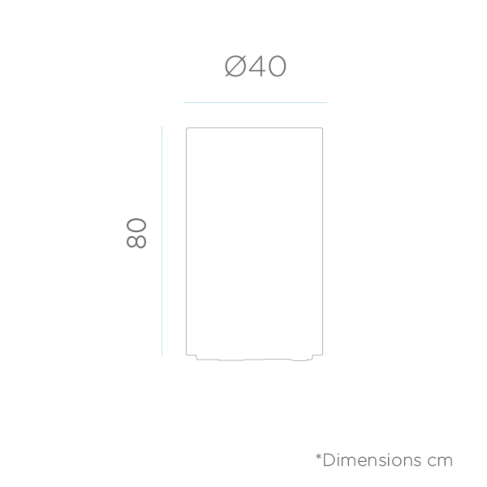 Pot De Fleurs Hortensia 40 High ø40x80cm - Bronze – Image 3