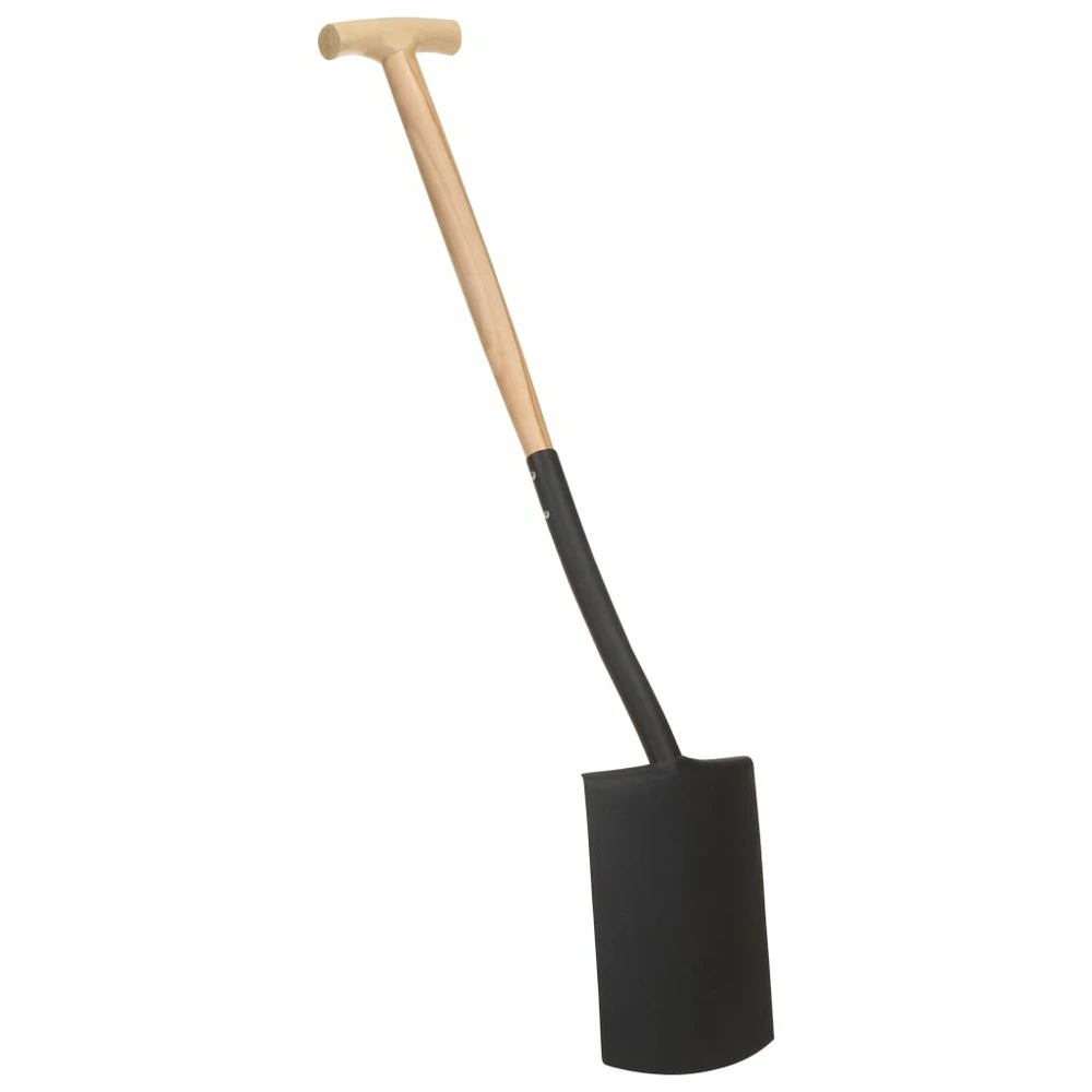 VIDAXL Bêche à Creuser De Jardin Avec Poignée En T Acier Et Bois Dur – Image 4