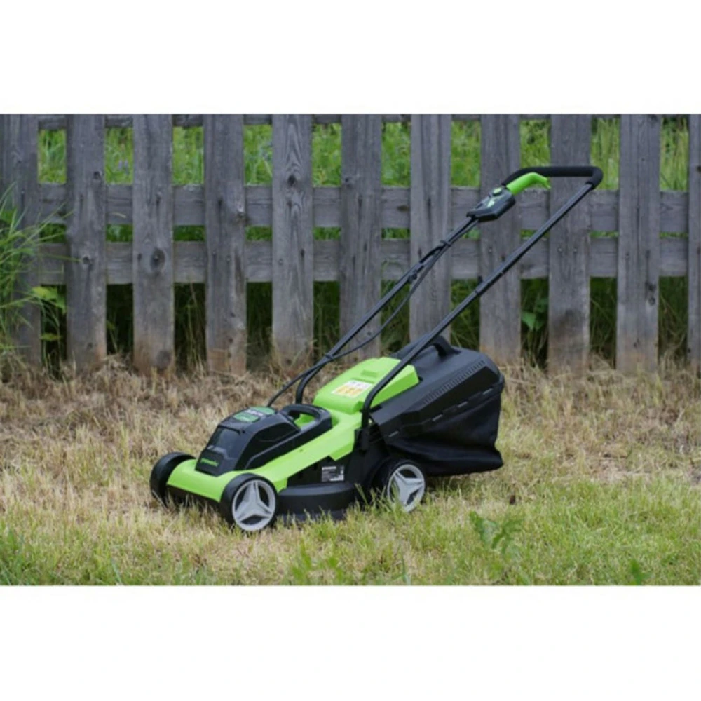 Tondeuse Greenworks 24v - Coupe De 33cm - 1 Batterie 2.0 Ah - 1 Micro-chargeur - G24lm33k2 – Image 3