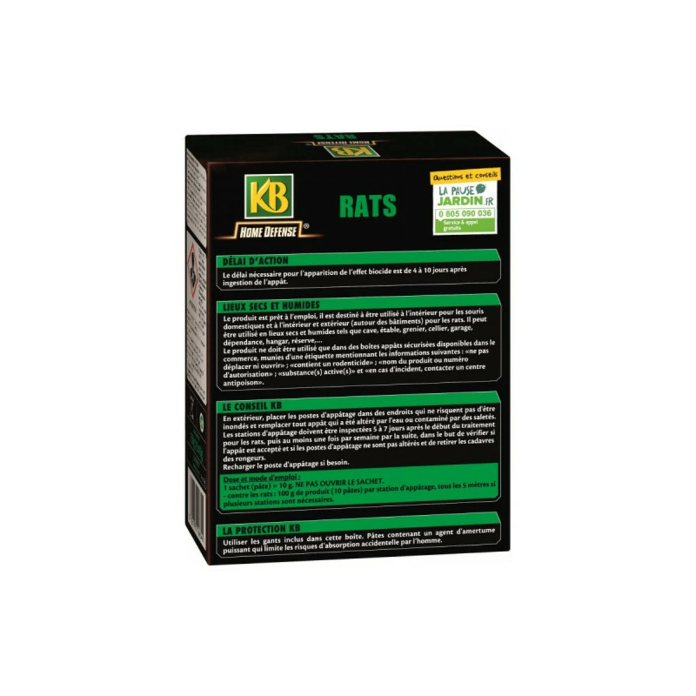 Rats Pâtes Kb Home Defense - 15 Pâtes – Image 2