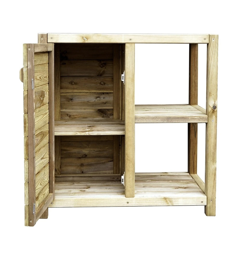 Table De Rempotage Avec étagères Et Porte - Essencia – Image 2