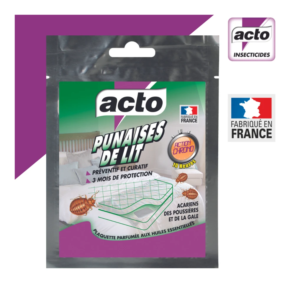 Acto Plaquette Punaises De Lit - Répulsive Et Insecticide – Image 3