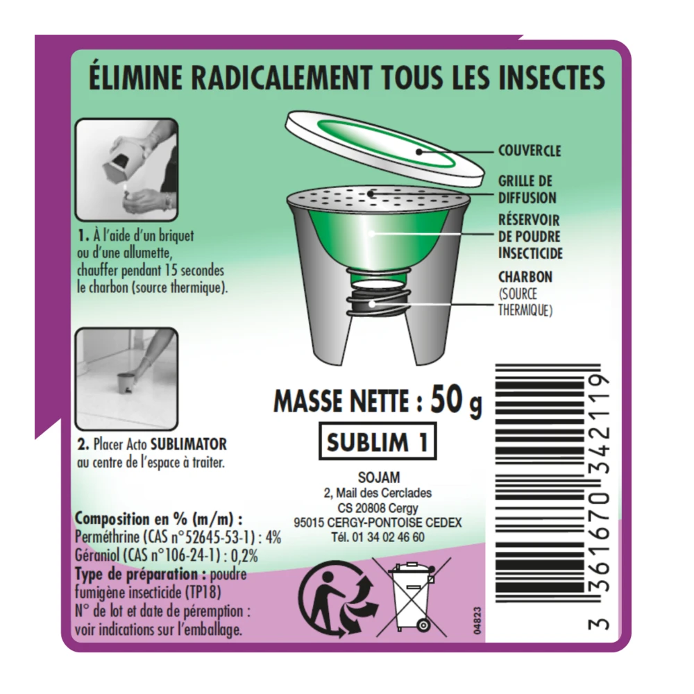 Acto Sublimator, éliminateur De Cafards Et Punaises De Lit – Image 3