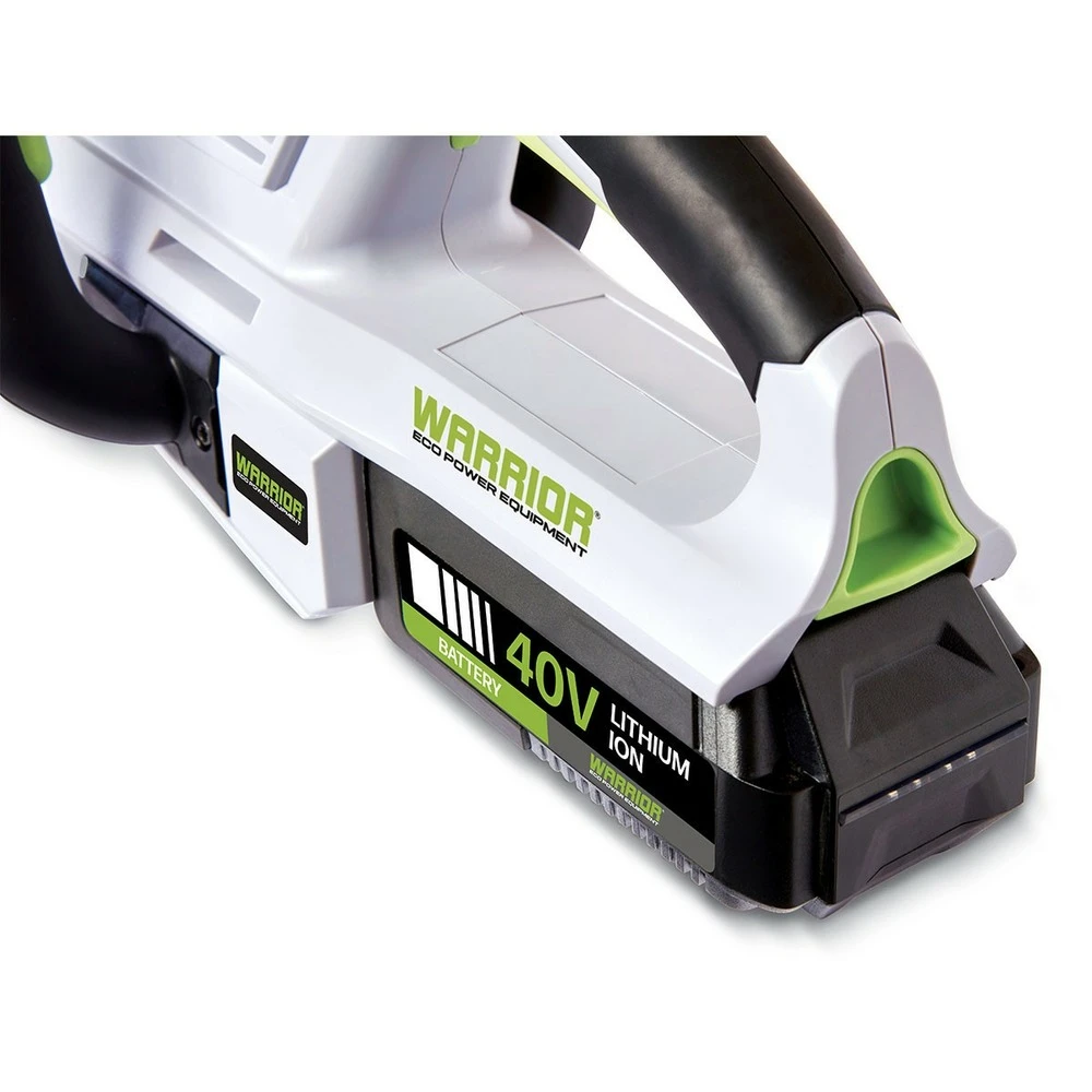 Taille-haies Sur Batterie Lithium 40v 2.5 Ah Lame 53 Cm + Chargeur Warrior – Image 3