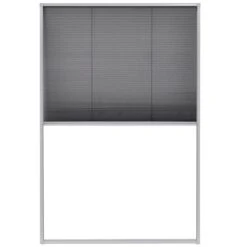 VIDAXL Moustiquaire Plissée Pour Fenêtre Aluminium 80 X 120 Cm