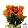 Botte 10 Roses ''Fleurs De France'' H.50cm Coloris Variables